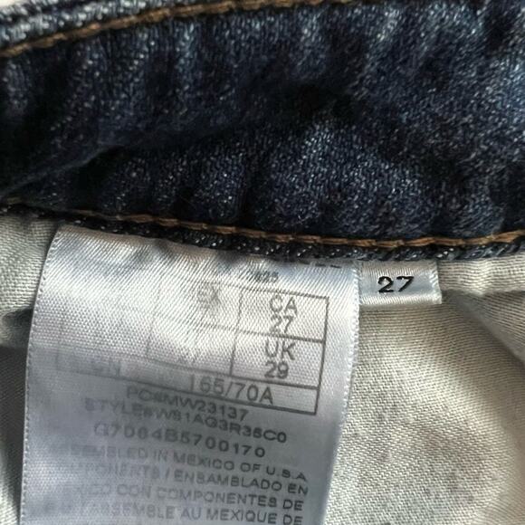 Guess Tomboy Jeans Womens 27 Button Front Ankle Cropped Boho Casual Cotton - Picture 11 of 12